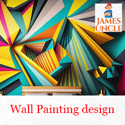 Wall painting design Mr. Parthib Chowdhury in Balurghat